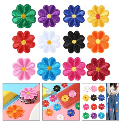 10 nahtlose Aufnäher mit detaillierter Blumenstickerei, verschönern Sie Ihre Mode mit individueller Gestaltung (Dunkelviolett) von Zilimontt