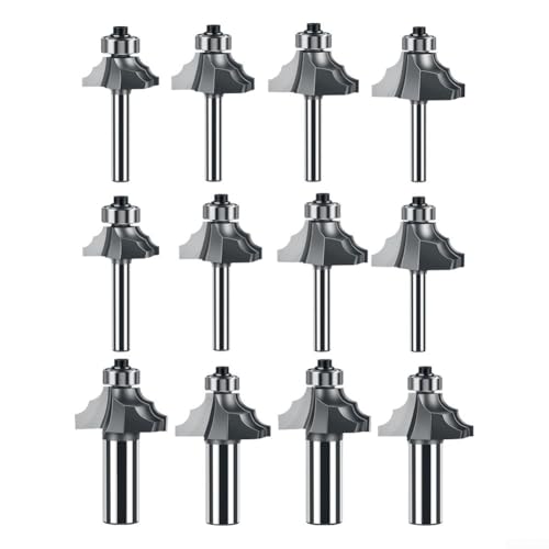Robuster Doppel-R-Linien-Fräser für dekorative Schranklinien und Trimmaufgaben (12 mm x 31,75 mm) von Zilimontt