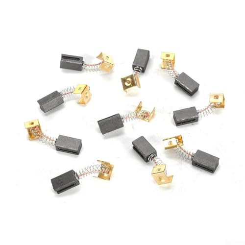 Zilimontt 10 Stück Kohlebürsten 6,4 x 7,9 x 12,5 mm Ersatzteile für B&D Winkelschleifer CD105 CD110 CD115 KG900 KG915 KG725 AST6 AST6XC AST15 FG005, langlebig von Zilimontt