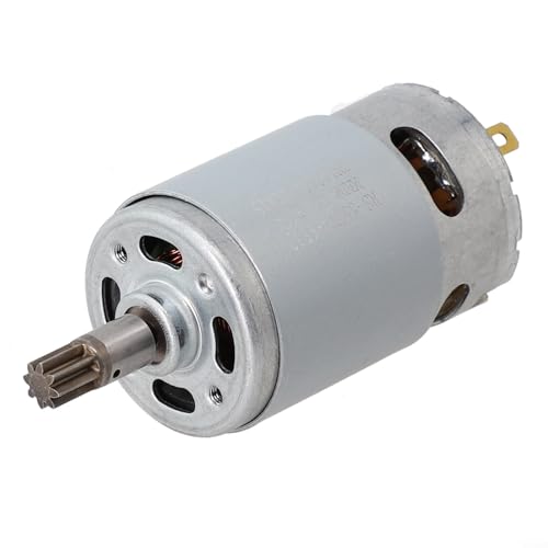 Zilimontt 18 V 8 Zähne Motor RS-550VD-6532 H3 für WORX 50027484 WX390 WU390 WX390.1 WU390.9 Elektrosägenmotor, silberfarbenes Metall, 38 mm Zilimontt 18 V 8 Zähne Motor RS-550VD-6532 H3 für WORX 50027484 WX390 WU390 WX390.1 WU390.9 Elektrosägenmotor, silberfarbenes Metall, 38 mm von Zilimontt