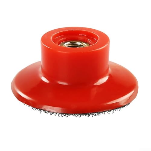Zilimontt 50 mm Klett-Schleifscheibe zum Polieren und Polieren, M10-Gewinde passend für M14, langlebiger Kunststoff mit weicher Schicht, kompatibel mit Klettverschluss (M16) von Zilimontt
