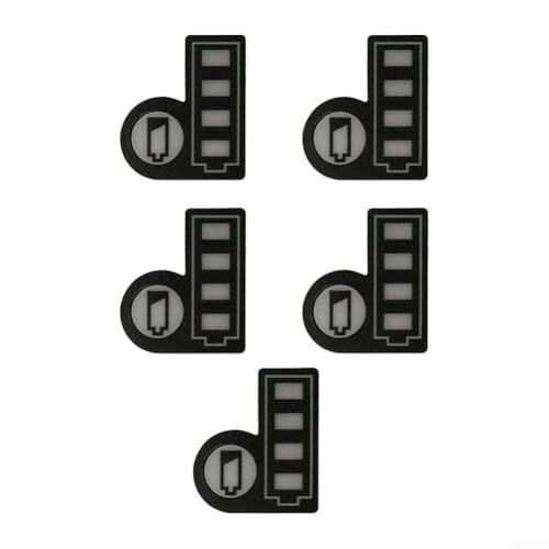 Zilimontt Akku-Kapazitäts-Schlüsselaufkleber für BL1830 BL1430 18 V 14,4 V Lithium-Elektrowerkzeug-Batterien, langlebige Ersatz-Klebeetiketten zur Identifizierung der Batterie, 5 Stück Zilimontt Akku-Kapazitäts-Schlüsselaufkleber für BL1830 BL1430 18 V 14,4 V Lithium-Elektrowerkzeug-Batterien, langlebige Ersatz-Klebeetiketten zur Identifizierung der Batterie, 5 Stück von Zilimontt