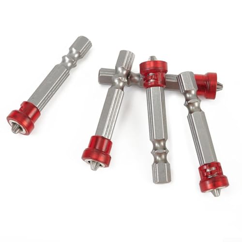 Zilimontt Magnetischer Schraubendreher-Bit, Einzelkopf-Sechskantschaft, Kreuz, elektrische Schraubenwerkzeuge für Bohrmaschine und Akku-Bohrmaschine mit Tiefenanschlag für Trockenbau-Installation, 5 Zilimontt Magnetischer Schraubendreher-Bit, Einzelkopf-Sechskantschaft, Kreuz, elektrische Schraubenwerkzeuge für Bohrmaschine und Akku-Bohrmaschine mit Tiefenanschlag für Trockenbau-Installation, 5 von Zilimontt