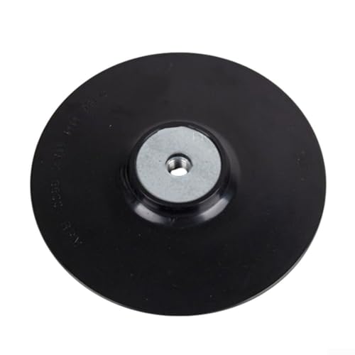 Zilimontt Stützteller mit M10-Gewinde und Kontermutter für Winkelschleifer und Schleifmaschinen, Faserscheiben-Zubehör, Kunststoff- und Metallkonstruktion, max. Drehzahl (schwarz), 100 mm von Zilimontt