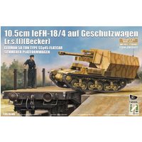 Marder I 7.5cm Pak.40/1 auf Gw.Lr.s.(f) Sd.kfz.135 with German 50 Ton Type SSy45 Flatcar Schwerer Platformwagen [2 in 1] von Zimi Model