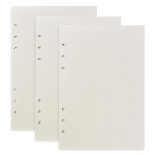 Zimoer A5 Nachfüllpapier, 3 Packungen 135 Blätter Nachfüllbares Notizpapier, 6 Löcher Nachfülleinlagen Loose Gepunktet Blanko Liniertem Refill Leeres Papier für Notizbuch (Gepunktet) Zimoer A5 Nachfüllpapier, 3 Packungen 135 Blätter Nachfüllbares Notizpapier, 6 Löcher Nachfülleinlagen Loose Gepunktet Blanko Liniertem Refill Leeres Papier für Notizbuch (Gepunktet) von Zimoer