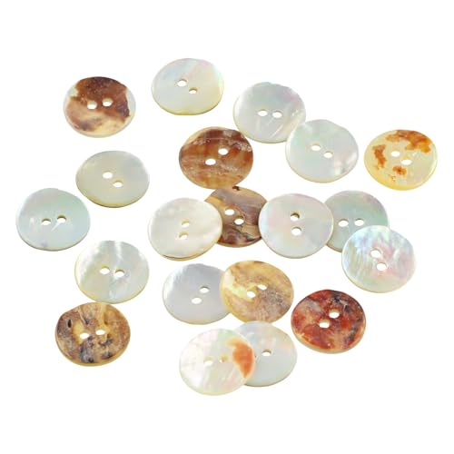 Naturmuschelknöpfe 20 Stück,14mm Muschelknöpfe,Flache Runde Muschelknöpfe,2-Loch-Design,Nähknöpfe Für Nähen Von Stoffen DIY-Handwerk, Nähzubehör Naturmuschelknöpfe 20 Stück,14mm Muschelknöpfe,Flache Runde Muschelknöpfe,2-Loch-Design,Nähknöpfe Für Nähen Von Stoffen DIY-Handwerk, Nähzubehör von Zimoer