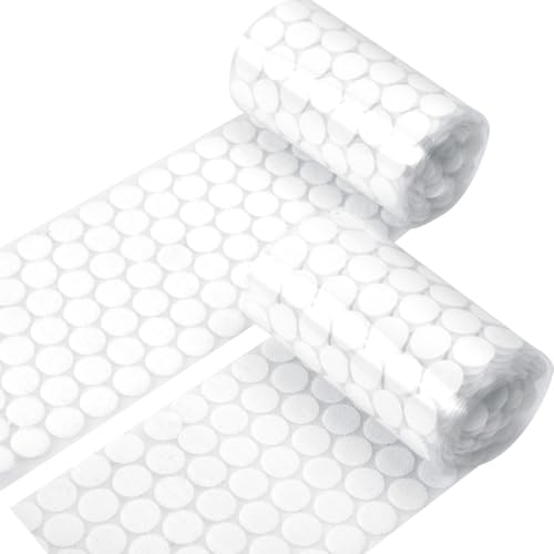 Zimoer 300 Paar Klettpunkte Selbstklebend, 15mm Klett Klebepunkte Klettverschluss Weiß Stark Klebend Klettband Klettbänder für Bastelarbeiten, DIY-Projekte, Zuhause, Schule und Bürogebrauch Zimoer 300 Paar Klettpunkte Selbstklebend, 15mm Klett Klebepunkte Klettverschluss Weiß Stark Klebend Klettband Klettbänder für Bastelarbeiten, DIY-Projekte, Zuhause, Schule und Bürogebrauch von Zimoer