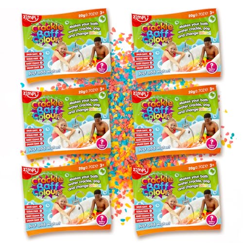 Zimpli Kids 6 x Crackle Value Pack aus, lässt Ihr Wasser knistern, knistern & Farbe ändern, Kinder-Partytütenfüller, Gastgeschenke, Badespielzeug, Goody Bags, Pass the Parcel Gifts Zimpli Kids 6 x Crackle Value Pack aus, lässt Ihr Wasser knistern, knistern & Farbe ändern, Kinder-Partytütenfüller, Gastgeschenke, Badespielzeug, Goody Bags, Pass the Parcel Gifts von Zimpli Kids