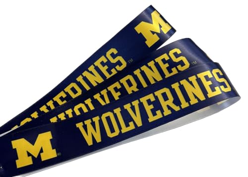3,8 cm Michigan-Band, lizenziert von Offray Ribbon – offiziell lizenziert (blau, 91 cm) von Zip Sew Craft