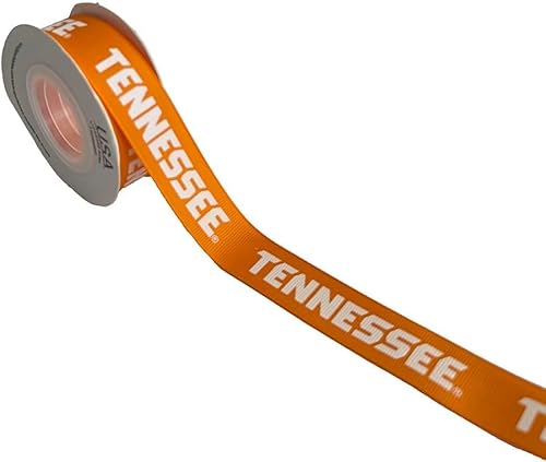 Tennessee Satin-Dekoband, 2,2 cm, lizenziert von den USA lizenzierte Schleifen, offizielles Lizenzprodukt, 5 m Tennessee Satin-Dekoband, 2,2 cm, lizenziert von den USA lizenzierte Schleifen, offizielles Lizenzprodukt, 5 m von Zip Sew Craft