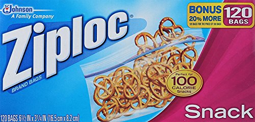 Ziploc Snack Bags, 120 Ct 6 1/2IN x 3 1/4IN by Ziploc Ziploc Snack Bags, 120 Ct 6 1/2IN x 3 1/4IN by Ziploc von Ziploc