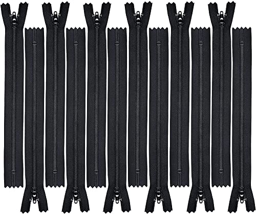 #3 Rock & Dress schwarze YKK-Reißverschlüsse mit geschlossener Unterseite, wählen Sie Ihre Länge, hergestellt in den USA, 12 Reißverschlüsse pro Packung, 40,6 cm #3 Rock & Dress schwarze YKK-Reißverschlüsse mit geschlossener Unterseite, wählen Sie Ihre Länge, hergestellt in den USA, 12 Reißverschlüsse pro Packung, 40,6 cm von Zipperstop