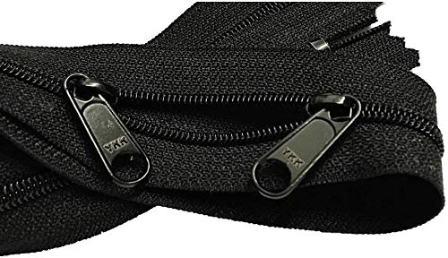 76,2 cm große Doppelschiebe-Reißverschlüsse – YKK #4.5 Spule mit geschlossener Unterseite, zwei lange Reißverschlüsse von Kopf zu Kopf, Farbe wählbar – 1 Reißverschluss pro Packung – hergestellt in 76,2 cm große Doppelschiebe-Reißverschlüsse – YKK #4.5 Spule mit geschlossener Unterseite, zwei lange Reißverschlüsse von Kopf zu Kopf, Farbe wählbar – 1 Reißverschluss pro Packung – hergestellt in von Zipperstop