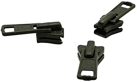 Reißverschluss-Reparatur-Set – #5 YKK Vislon geformte Jacken-Reißverschlussschieber mit Stopps oben im Lieferumfang enthalten – Farbe: Olivgrün #567 wählen Sie Ihre Menge – hergestellt in den USA (3) von Zipperstop