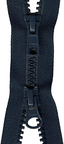Vislon 560 YKK-Jacke, 2-Wege-Trennreißverschluss, Größe wählbar, hergestellt in den Vereinigten Staaten, 1 Reißverschluss pro Packung, 71,1 cm, Nr. 5 von Zipperstop