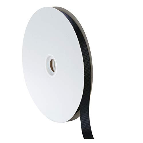 Zipperstop Berwick Offray Ripsband, 1,6 cm, Schwarz, 91,4 m von Zipperstop