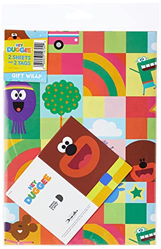 Hey Duggee HD006 Geschenkpapier 2 Blatt und 2 Geschenkanhänger Hey Duggee HD006 Geschenkpapier 2 Blatt und 2 Geschenkanhänger von Hey Duggee