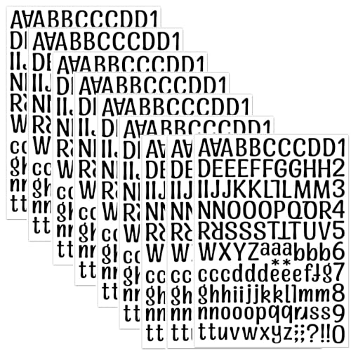 Alpbet Buchstaben Aufkleber,8 Blatt Klebebuchstaben Buchstabenaufkleber zum Aufkleben 1 Zoll Klebrige Großbuchstaben Alphabet Aufkleber + Selbstklebende Zahl Aufkleber für Scrapbooking Handwerk Alpbet Buchstaben Aufkleber,8 Blatt Klebebuchstaben Buchstabenaufkleber zum Aufkleben 1 Zoll Klebrige Großbuchstaben Alphabet Aufkleber + Selbstklebende Zahl Aufkleber für Scrapbooking Handwerk von Ziranee