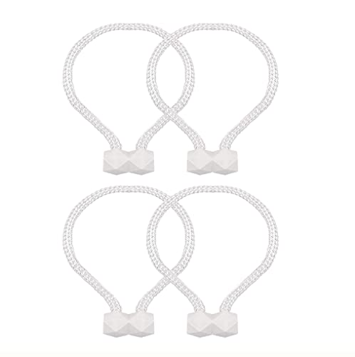 Vorhang Raffhalter,4 PCS Magnetische Vorhang Raffhalter Vorhang Vorhänge Vorhanghalter Seil Holdbacks Gardinenklammern mit Starken Magnet für Büro Hotel Fenster Vorhänge Dekoration Weiß Vorhang Raffhalter,4 PCS Magnetische Vorhang Raffhalter Vorhang Vorhänge Vorhanghalter Seil Holdbacks Gardinenklammern mit Starken Magnet für Büro Hotel Fenster Vorhänge Dekoration Weiß von Ziranee