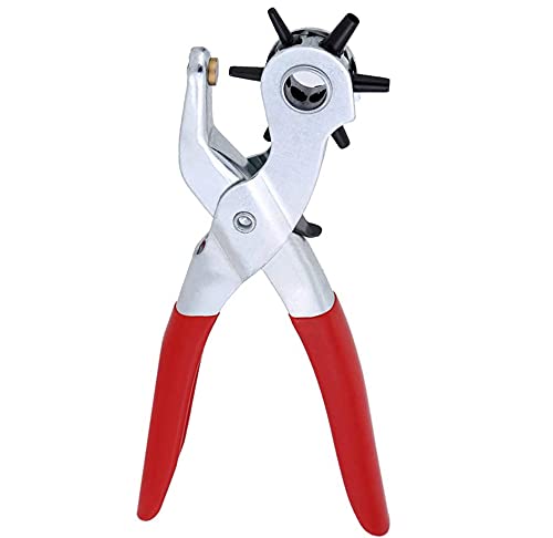 Leder Locher,Lochzange für Leder Revolverzange Werkzeug Ösenzange Locher Revolver Lochzange Leder Belt Hole Puncher für Gürtel Leinwand Kunststoff Textilien Bastelprojekt Leder Locher,Lochzange für Leder Revolverzange Werkzeug Ösenzange Locher Revolver Lochzange Leder Belt Hole Puncher für Gürtel Leinwand Kunststoff Textilien Bastelprojekt von Ziranee
