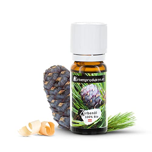 Zirbenöl - 10ml - Bio zertifiziert - ätherisches Zirbelkieferöl - für Diffuser, Duftöl, Saunaöl von Zirbelino