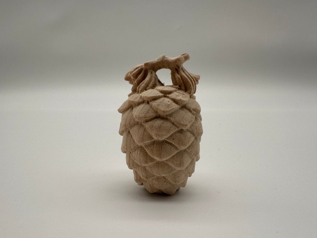 Zirbenzapfen 4, 3cm Aus Tiroler Zirbenholz - Wahlweise Mit 5Ml Bio-Zirbenöl von Zirbenvielfalt