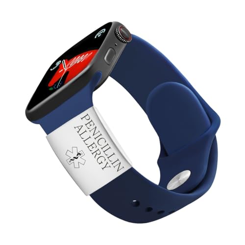 Zircobic Lasergravierter Penicillin-Allergie Medizin ID-Tag, wasserdichter hypoallergener Armband-Tag, Notfall-Gesundheitsalarm für Sportler & Outdoor-Enthusiasten Zircobic Lasergravierter Penicillin-Allergie Medizin ID-Tag, wasserdichter hypoallergener Armband-Tag, Notfall-Gesundheitsalarm für Sportler & Outdoor-Enthusiasten von Zircobic