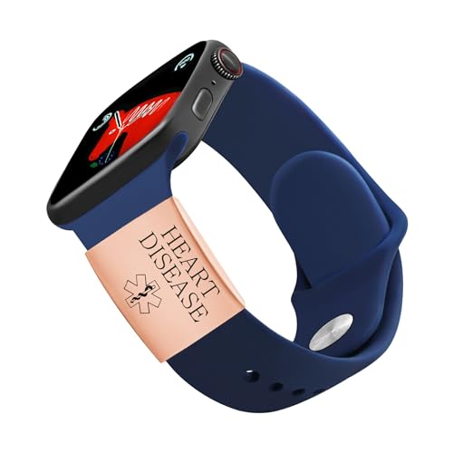 Zircobic Roségold Herzkrankheit Medizin ID-Armband-Tag, hypoallergener Edelstahl abnehmbarer wasserdichter Notfall-Gesundheitsinformation, geeignet für den täglichen Gebrauch Zircobic Roségold Herzkrankheit Medizin ID-Armband-Tag, hypoallergener Edelstahl abnehmbarer wasserdichter Notfall-Gesundheitsinformation, geeignet für den täglichen Gebrauch von Zircobic