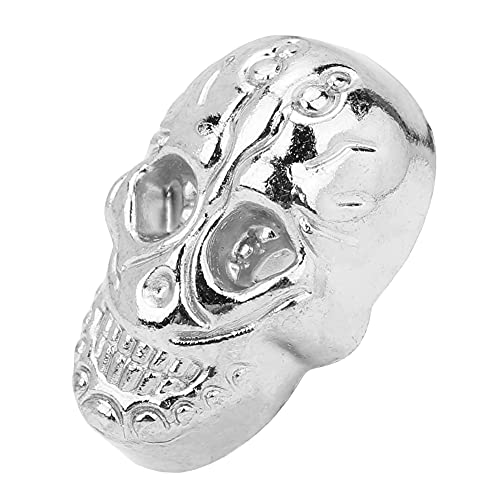 20 Stück Basteln 15,66 x 25,24 mm Punk Nieten Nieten Ornamente Gothic Schuhzubehör (88 Geisterkopf Silber) von Zisemeil