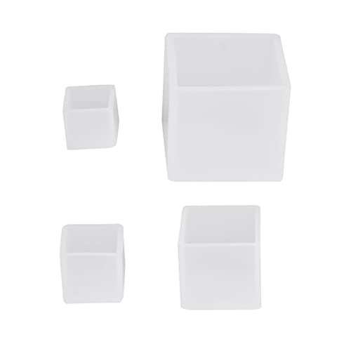 4 quadratische Silikonharz-Formen in verschiedenen Größen für DIY-Ornamente, Bastelarbeiten 4 quadratische Silikonharz-Formen in verschiedenen Größen für DIY-Ornamente, Bastelarbeiten von Zisemeil