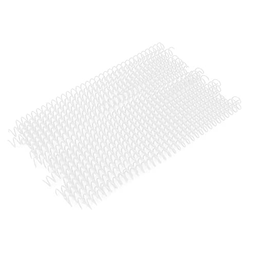 Kunststoff-Bindering, Spiralring mit 30 Löchern, für A4-Papier, 11 mm x 30 Löcher, Weiß, 20 Streifen, 20 Stück, 20 Stück von Zisemeil