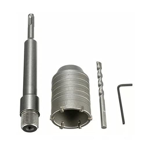 Mauerlochbohrer 200mm Verbindungsstange Hartmetall Bohrlochschneider Set für Klimaanlage Installation von Zisemeil