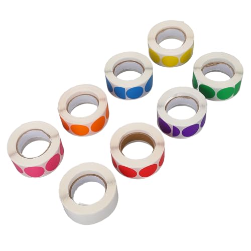 Selbstklebendes Etikett, bunt, selbstklebend, in Kreisform, 8 Rollen, für Flasche mit ätherischem Öl, Kosmetik Selbstklebendes Etikett, bunt, selbstklebend, in Kreisform, 8 Rollen, für Flasche mit ätherischem Öl, Kosmetik von Zisemeil