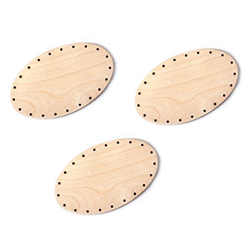3x Korbboden, oval, 10,5x17,5cm für 3mm Peddigrohr - Flechten, Korbflechten, Schilf Set, Peddigrohr, Flechtmaterial, Flechtset, Rattan 3x Korbboden, oval, 10,5x17,5cm für 3mm Peddigrohr - Flechten, Korbflechten, Schilf Set, Peddigrohr, Flechtmaterial, Flechtset, Rattan von UNGROL