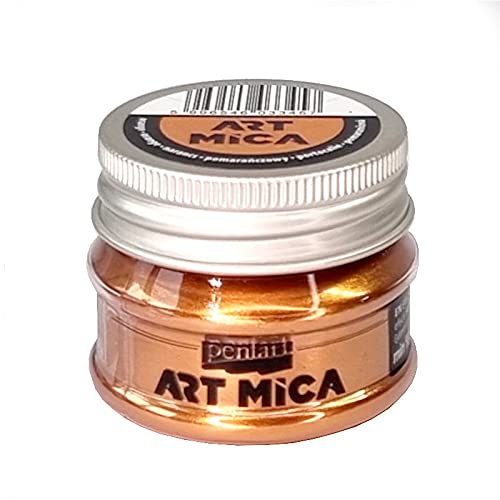 Art Mica Effekt-Glitterpulver - orange. Effekt Pulver, Metallpulver, Epoxidharz Farbe von Zita´s Creative