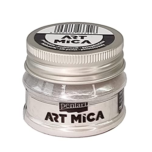 Zita`s Creative Art Mica Effekt-Glitterpulver - perlenweiß. Effekt Pulver, Metallpulver, Epoxidharz Farbe Zita`s Creative Art Mica Effekt-Glitterpulver - perlenweiß. Effekt Pulver, Metallpulver, Epoxidharz Farbe von Zita`s Creative