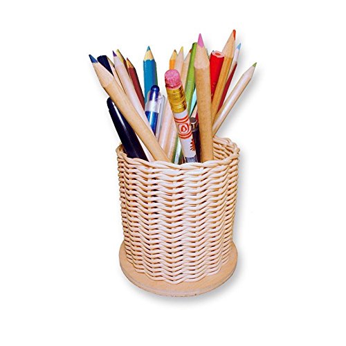 Zita's Creative Bastelset - Bleistiftbehälter, Flechten, Korbflechten, Schilf Set, Peddigrohr, Flechtmaterial, Flechtset, Rattan Zita's Creative Bastelset - Bleistiftbehälter, Flechten, Korbflechten, Schilf Set, Peddigrohr, Flechtmaterial, Flechtset, Rattan von Zita's Creative