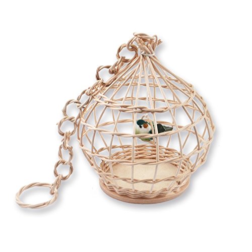 Zita's Creative Bastelset - Großer Vogelkäfig, Flechten, Korbflechten, Schilf Set, Peddigrohr, Flechtmaterial, Flechtset, Rattan Zita's Creative Bastelset - Großer Vogelkäfig, Flechten, Korbflechten, Schilf Set, Peddigrohr, Flechtmaterial, Flechtset, Rattan von Zita's Creative