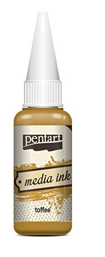 Zita`s Creative Mixed Media Tinte 20ml - Toffee. Media Ink, Alcohol Ink, Farbtinte von Zita´s Creative