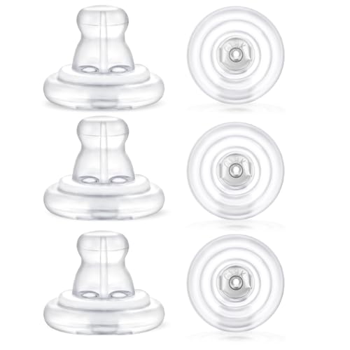 Ohrring-Verschlüsse, 18 Karat Gold, Silikon-Ohrring-Verschlüsse, sichere Ohrring-Verschlüsse für Ohrstecker/hängende Ohren, keine Reizung, weiche, transparente Ohrring-Verschlüsse für Damen und Herren Ohrring-Verschlüsse, 18 Karat Gold, Silikon-Ohrring-Verschlüsse, sichere Ohrring-Verschlüsse für Ohrstecker/hängende Ohren, keine Reizung, weiche, transparente Ohrring-Verschlüsse für Damen und Herren von Zithyond