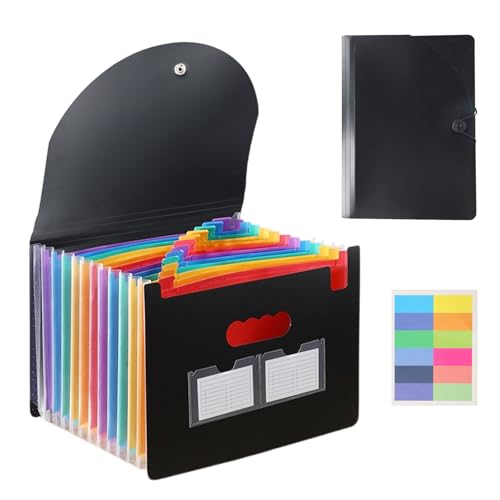 Ziyonix Dokumentenmappe A4, 12 Fächer Fächermappe Sortiermappe, Akkordeon Aktenmappe Ordnungsmappe Bunte Datei Ordner Organizer Tragbar Akkordeon Ordner mit Deckel für Zuhause oder Büro Dokumente Ziyonix Dokumentenmappe A4, 12 Fächer Fächermappe Sortiermappe, Akkordeon Aktenmappe Ordnungsmappe Bunte Datei Ordner Organizer Tragbar Akkordeon Ordner mit Deckel für Zuhause oder Büro Dokumente von Ziyonix