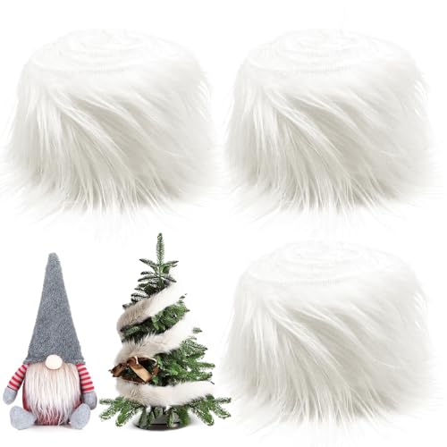 3 Stück Kunstfell Bordüre Kunstpelz Band Fellstoff, Kunstfell Band Kunstpelz Fellstoff, kunstfell zum basteln, Dekoband Plüsch Trim Stoffrolle fur Gnome Beard Santa Hair Dwarf DIY Dekoration 10x150cm 3 Stück Kunstfell Bordüre Kunstpelz Band Fellstoff, Kunstfell Band Kunstpelz Fellstoff, kunstfell zum basteln, Dekoband Plüsch Trim Stoffrolle fur Gnome Beard Santa Hair Dwarf DIY Dekoration 10x150cm von Zkaoai