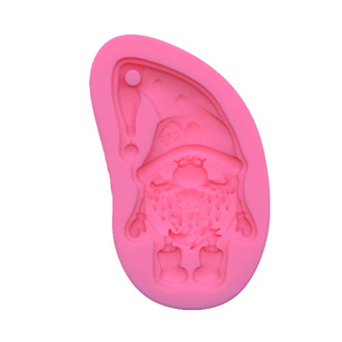 Glänzende Silikonharz-Formen, Weihnachtsmann, Schlüsselanhänger, Anhänger, Schmuck, Epoxidharz, Bastelformen von Zktfyshk