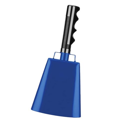 Zktfyshk 22,9 cm große Kuhglocken aus Metall mit Griff für Abschlussfeier, Zeremonie, Kuhglocken für Sportveranstaltungen, Jubeln und Festivals Zktfyshk 22,9 cm große Kuhglocken aus Metall mit Griff für Abschlussfeier, Zeremonie, Kuhglocken für Sportveranstaltungen, Jubeln und Festivals von Zktfyshk