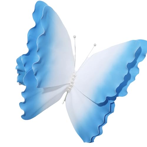 Zktfyshk 50 cm großer Schmetterling Wandkunst Ornament für Hochzeit, Geburtstag, Party und Veranstaltung Zktfyshk 50 cm großer Schmetterling Wandkunst Ornament für Hochzeit, Geburtstag, Party und Veranstaltung von Zktfyshk