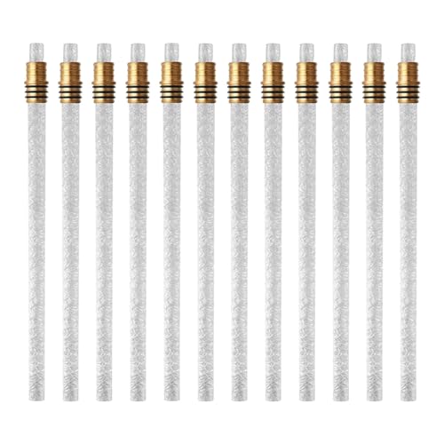 Zktfyshk 6/12-teiliges Weinflaschen-Taschenlampen-Set, Messinghalter und Ersatzdochte für Weinflaschen, Outdoor-Taschenlampe Zktfyshk 6/12-teiliges Weinflaschen-Taschenlampen-Set, Messinghalter und Ersatzdochte für Weinflaschen, Outdoor-Taschenlampe von Zktfyshk