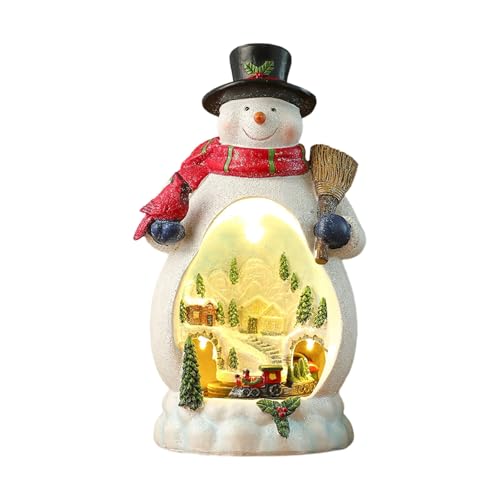 Zktfyshk Beleuchtete LED-Musik-Weihnachtskabine, Weihnachtsspielzeug, Spieluhr mit drehbarem Zug, für Kinder und Erwachsene Zktfyshk Beleuchtete LED-Musik-Weihnachtskabine, Weihnachtsspielzeug, Spieluhr mit drehbarem Zug, für Kinder und Erwachsene von Zktfyshk