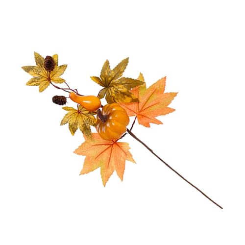 Zktfyshk Künstliche Ahornblätter, Blumenarrangement, Erntedankfest, Herbst, Tischdekoration, 2 Stück von Zktfyshk