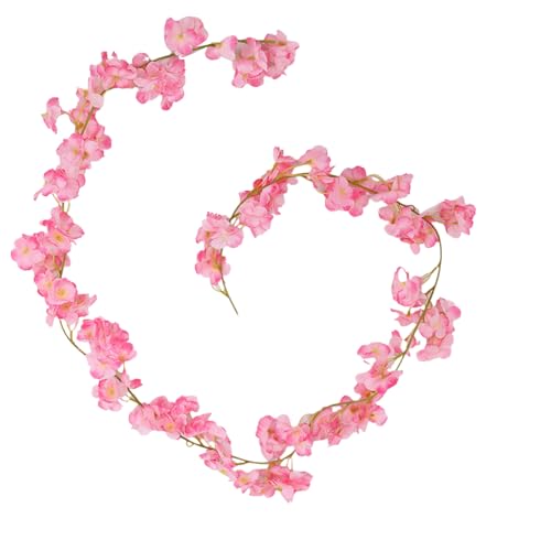 Zktfyshk Künstliche Blumenranken-Girlanden für drinnen und draußen, Hochzeit, Party, Garten, Dekoration, realistische Blume zum Aufhängen von Zktfyshk